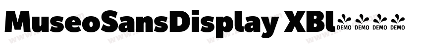 MuseoSansDisplay XBl字体转换